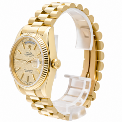 Rolex Day-Date 36MM Linen Dial 18038